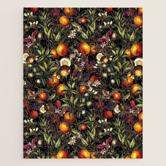 Vintage Fruit Pattern XXVII Jigsaw Puzzle Gallery Image 1