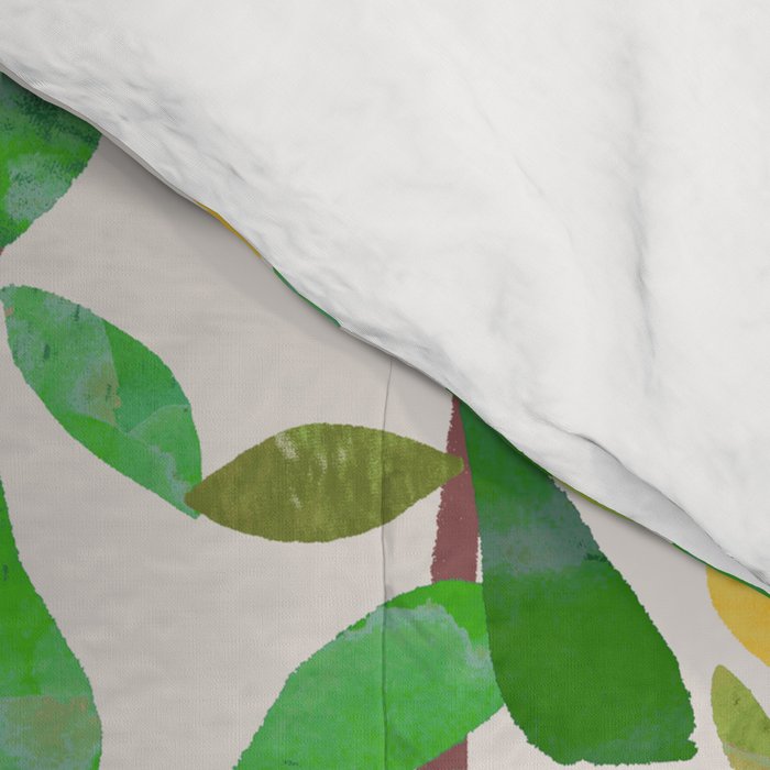 Monkey on lemon tree Comforter Gallery Image 4