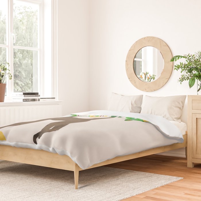 Monkey on lemon tree Duvet Cover Gallery Image 2