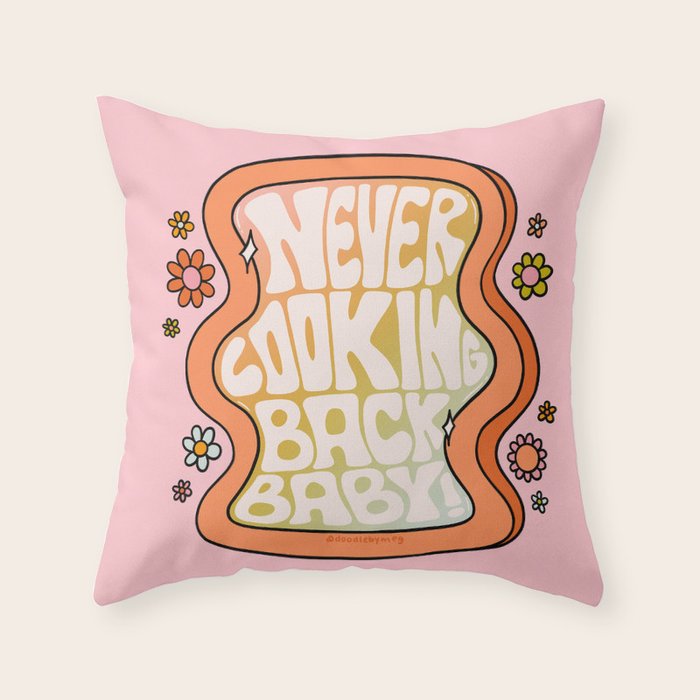 Never Looking Back Throw Pillow Gallery Image 6