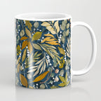 Fall leafy nature dark A Coffee Mug Gallery Image 1