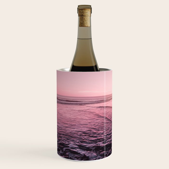 Rose Gold Beach Sunset Wine Chiller Gallery Image 2