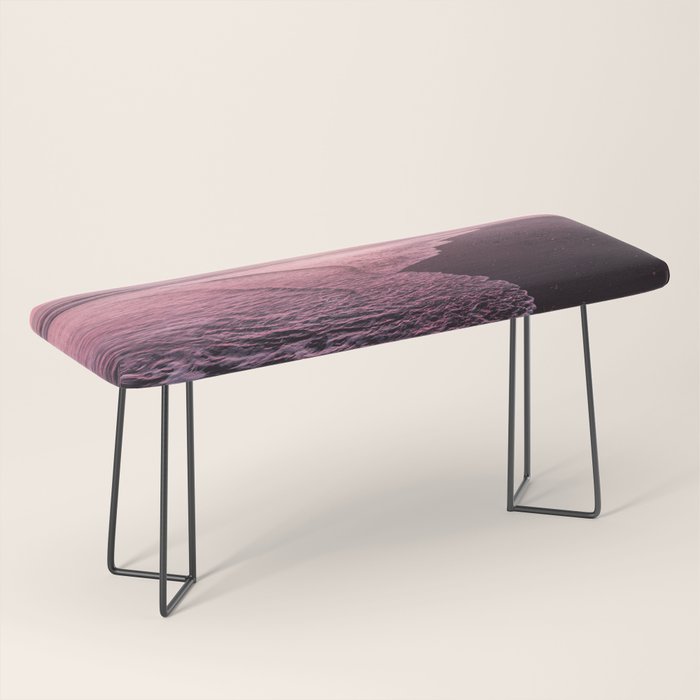 Rose Gold Beach Sunset Bench Gallery Image 1