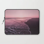 Rose Gold Beach Sunset Laptop Sleeve Gallery Image 1