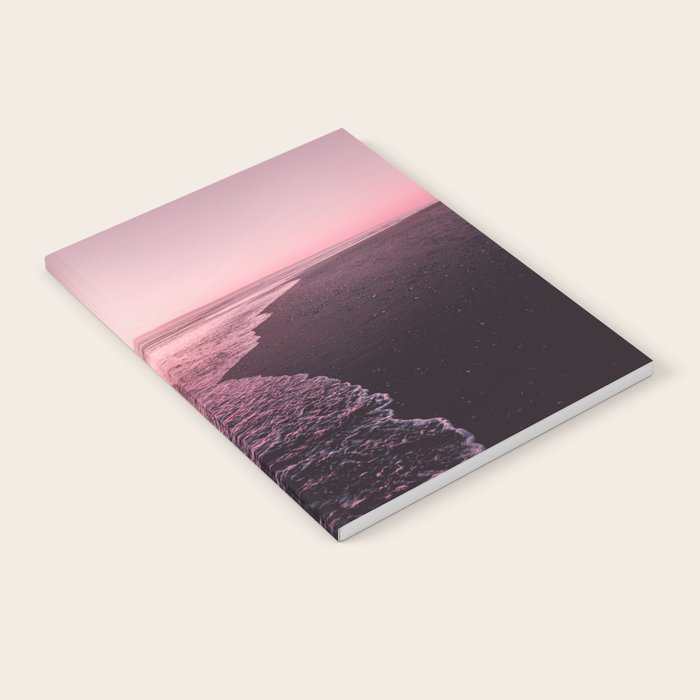 Rose Gold Beach Sunset Notebook Gallery Image 1
