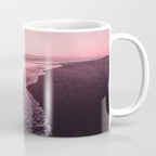 Rose Gold Beach Sunset Coffee Mug Gallery Image 1