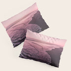 Rose Gold Beach Sunset Pillow Sham Gallery Image 3