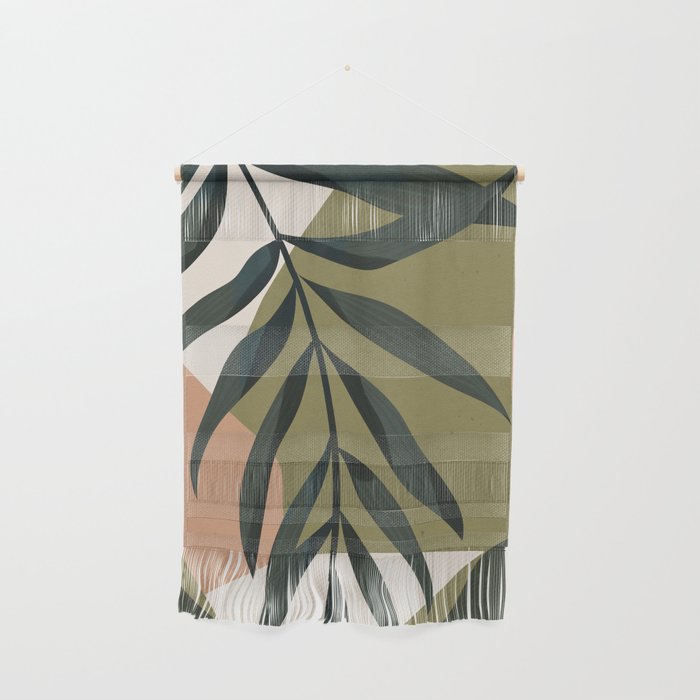 Tropical Leaf- Abstract Art Wall Hanging Gallery Image 1