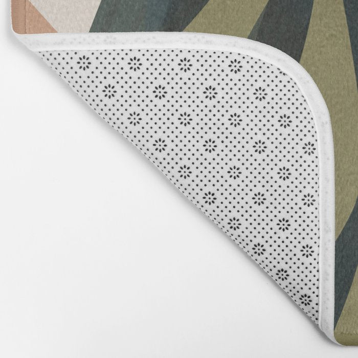 Tropical Leaf- Abstract Art Bath Mat Gallery Image 2