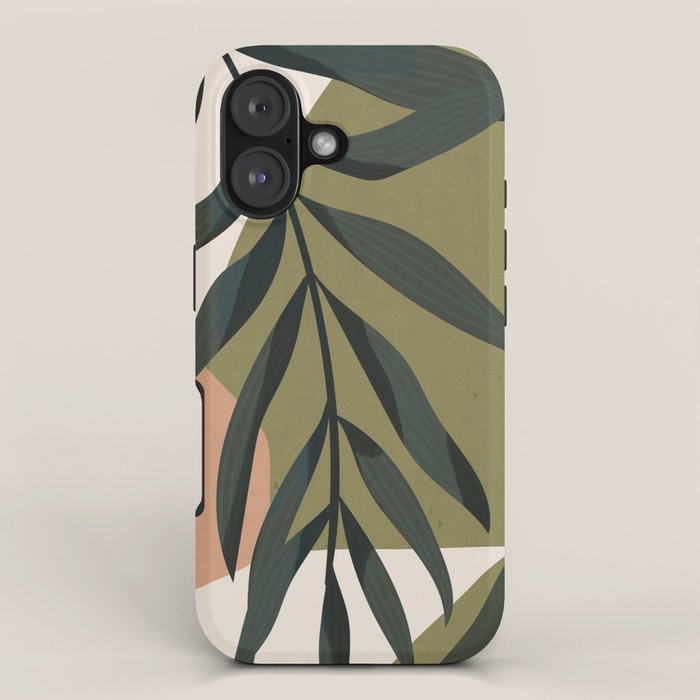 Tropical Leaf- Abstract Art iPhone Case Gallery Image 1