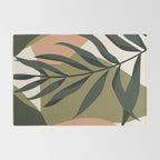 Tropical Leaf- Abstract Art Rug Gallery Image 2