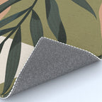 Tropical Leaf- Abstract Art Rug Gallery Image 4