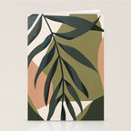 Tropical Leaf- Abstract Art Stationery Card Gallery Image 2