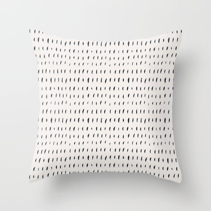 ADOBO RAIN Throw Pillow Gallery Image 1