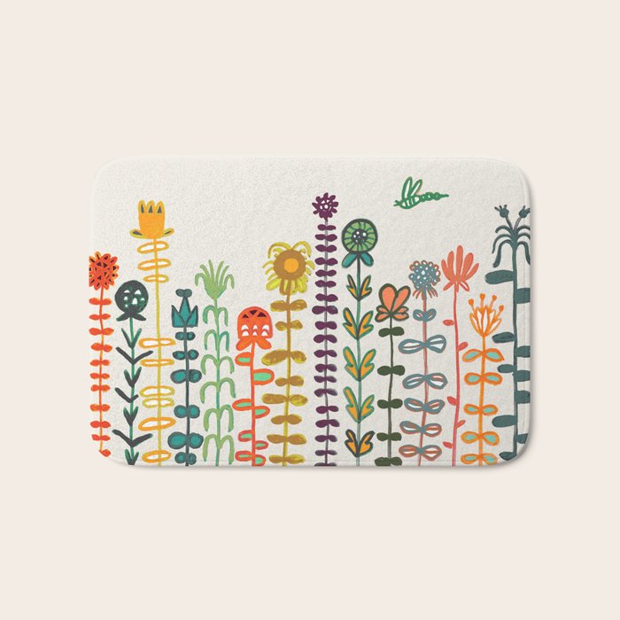 Happy garden Bath Mat Gallery Image 1