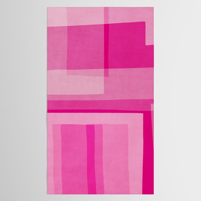 Pink Shades Abstract Tablecloth Gallery Image 2