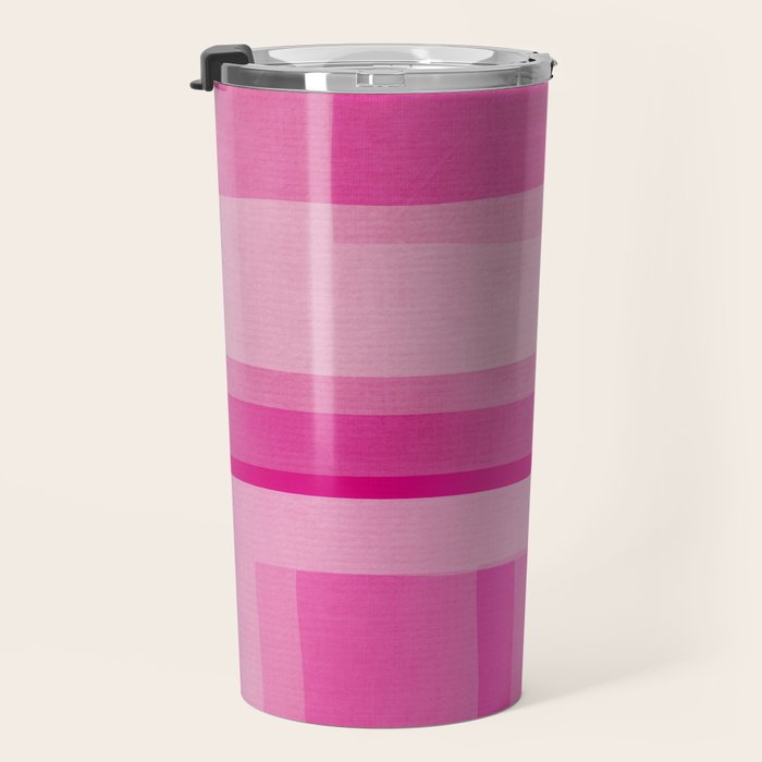 Pink Shades Abstract Travel Mug Gallery Image 3