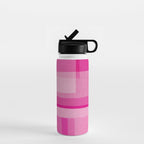 Pink Shades Abstract Water Bottle Gallery Image 1