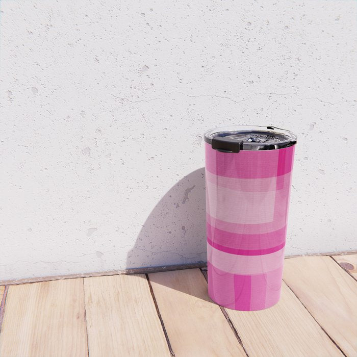 Pink Shades Abstract Travel Mug Gallery Image 4