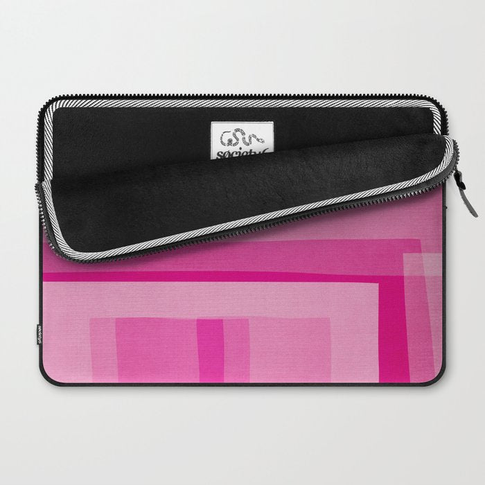 Pink Shades Abstract Laptop Sleeve Gallery Image 2