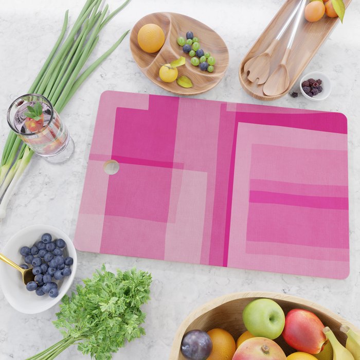 Pink Shades Abstract Cutting Board Gallery Image 2