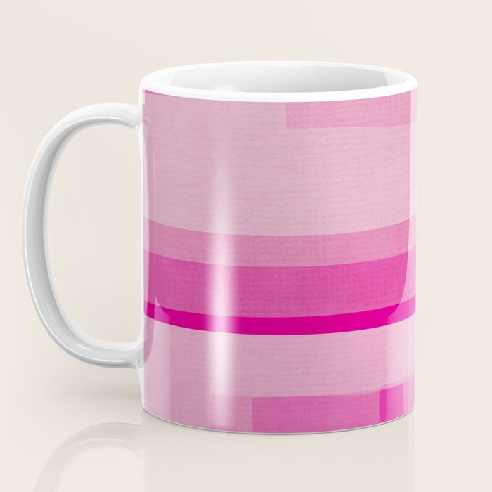 Pink Shades Abstract Coffee Mug Gallery Image 3