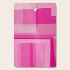 Pink Shades Abstract Cutting Board Gallery Image 1