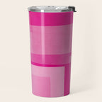 Pink Shades Abstract Travel Mug Gallery Image 2