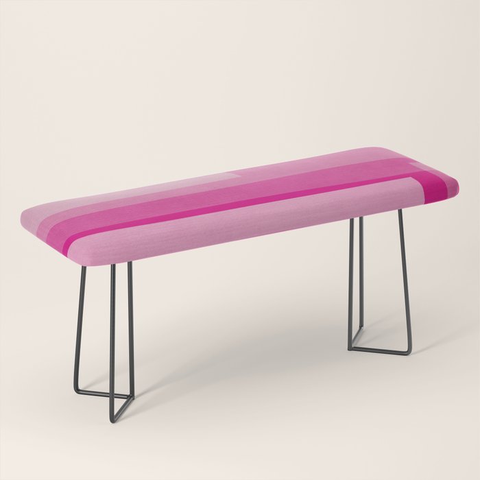 Pink Shades Abstract Bench Gallery Image 1