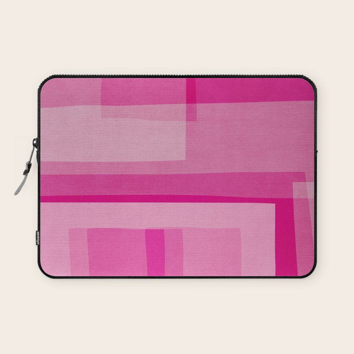 Pink Shades Abstract Laptop Sleeve Gallery Image 1