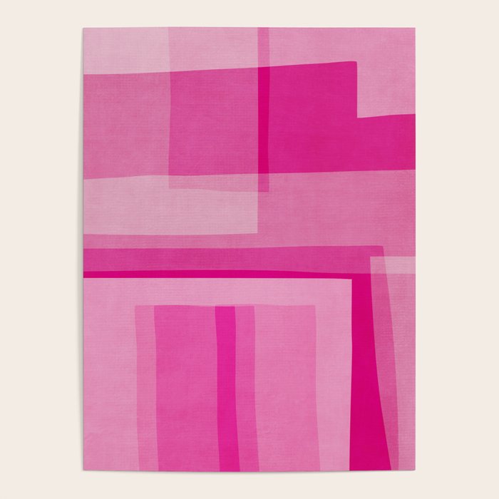 Pink Shades Abstract Poster Gallery Image 4