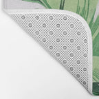 Tropical banana leaves V Bath Mat Gallery Image 2