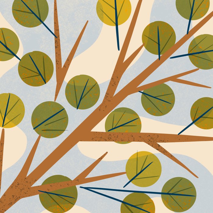 Branch and Leaves Coffee Mug Gallery Image 2