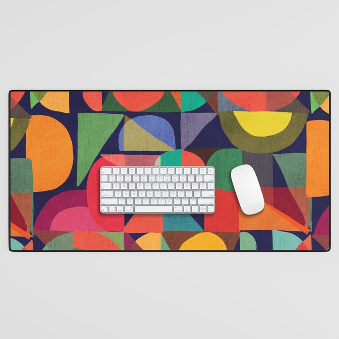 Color Blocks Desk Mat Gallery Image 1