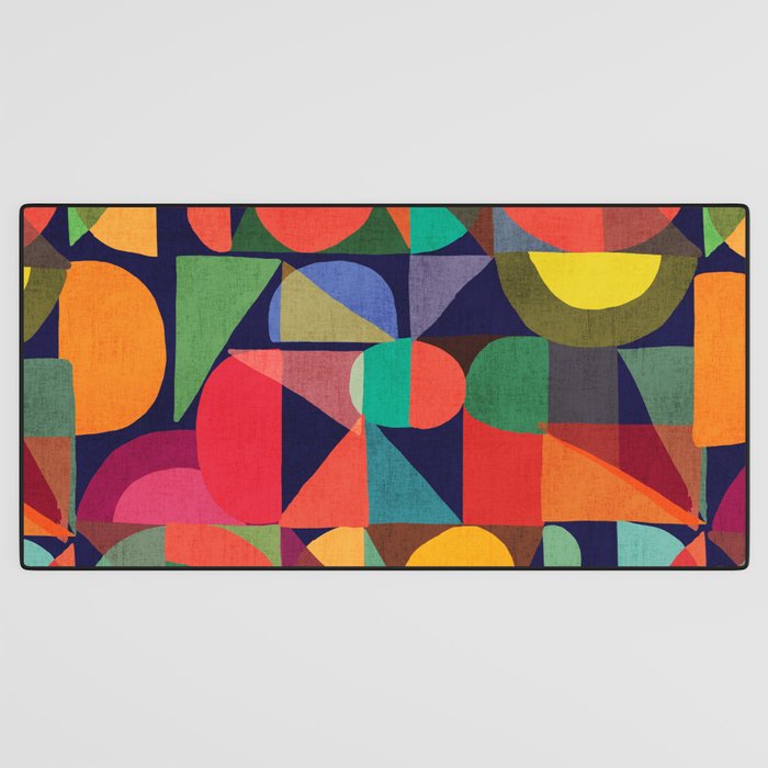 Color Blocks Desk Mat Gallery Image 3