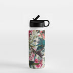 FLORAL AND BIRDS XXII Water Bottle Gallery Image 1