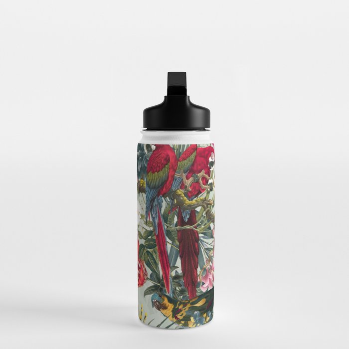 FLORAL AND BIRDS XXII Water Bottle Gallery Image 3