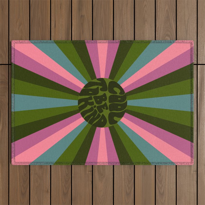 Cool to be Kind  Outdoor Rug Gallery Image 1