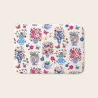 Nostalgic flower vases Bath Mat Gallery Image 1