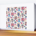 Nostalgic flower vases Wall Mural Gallery Image 2