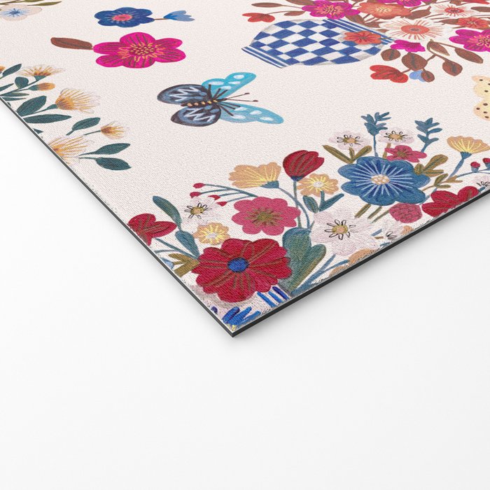 Nostalgic flower vases Welcome Mat Gallery Image 2