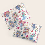 Nostalgic flower vases Pillow Sham Gallery Image 3