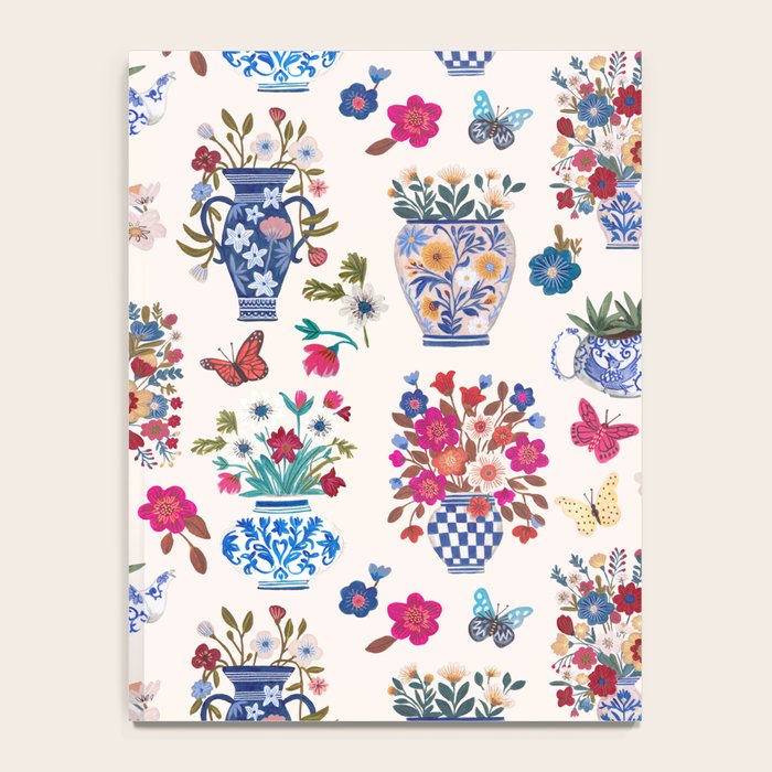 Nostalgic flower vases Notebook Gallery Image 4