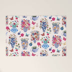 Nostalgic flower vases Welcome Mat Gallery Image 1
