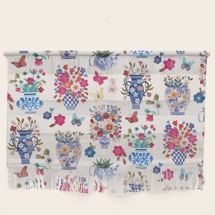Nostalgic flower vases Wall Hanging Gallery Image 1