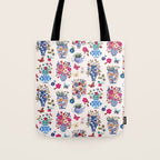 Nostalgic flower vases Tote Bag Gallery Image 1