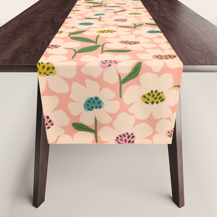Blossom - Color fun Peach Table Runner Gallery Image 1