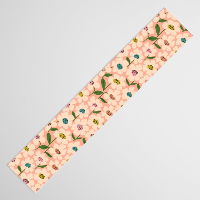 Blossom - Color fun Peach Table Runner Gallery Image 3