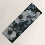 Twilight Floral Symphony In Turquoise Ivory Baroque Tones Yoga Mat Gallery Image 1