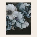 Twilight Floral Symphony In Turquoise Ivory Baroque Tones Notebook Gallery Image 4